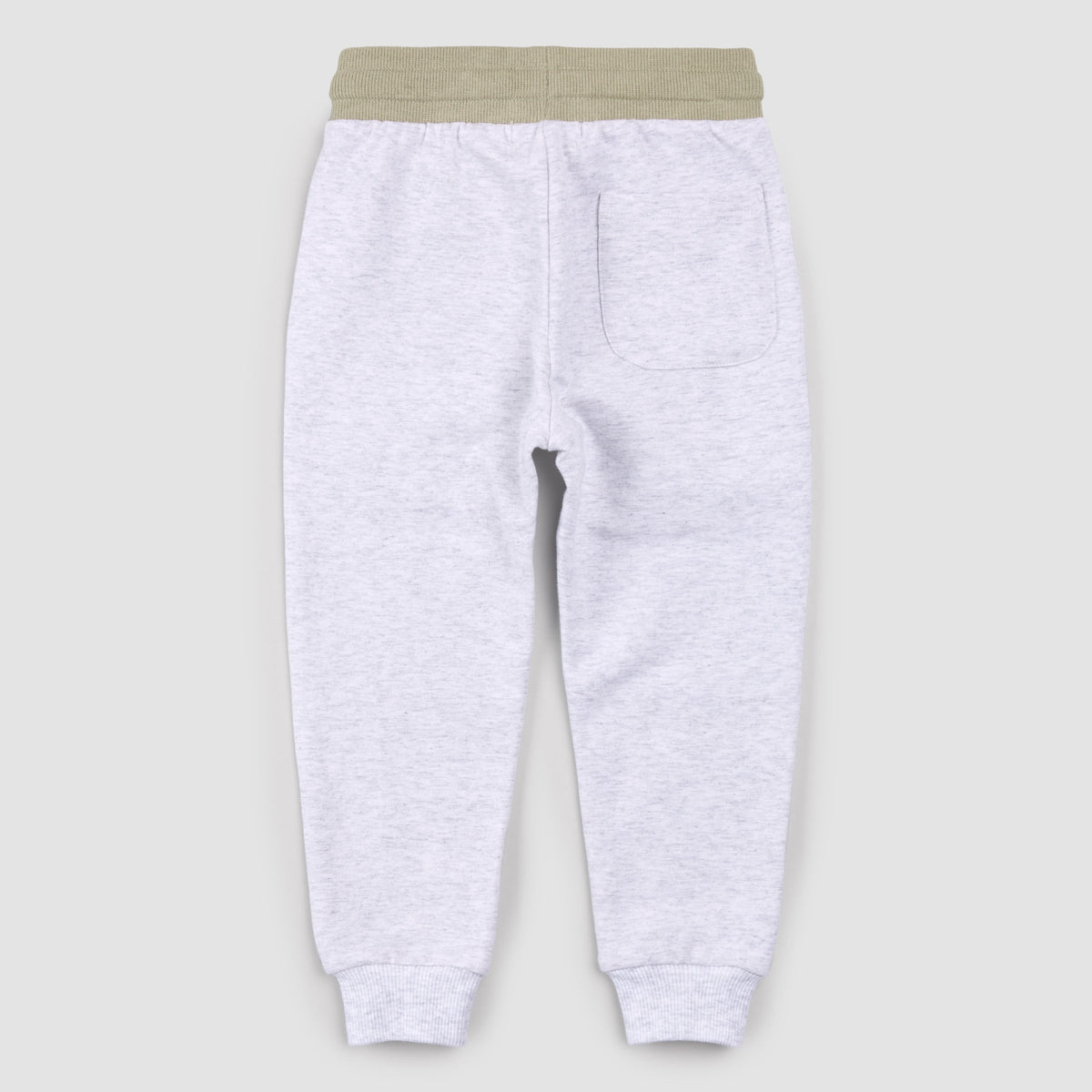 Miles Blue Patched Light Grey Joggers