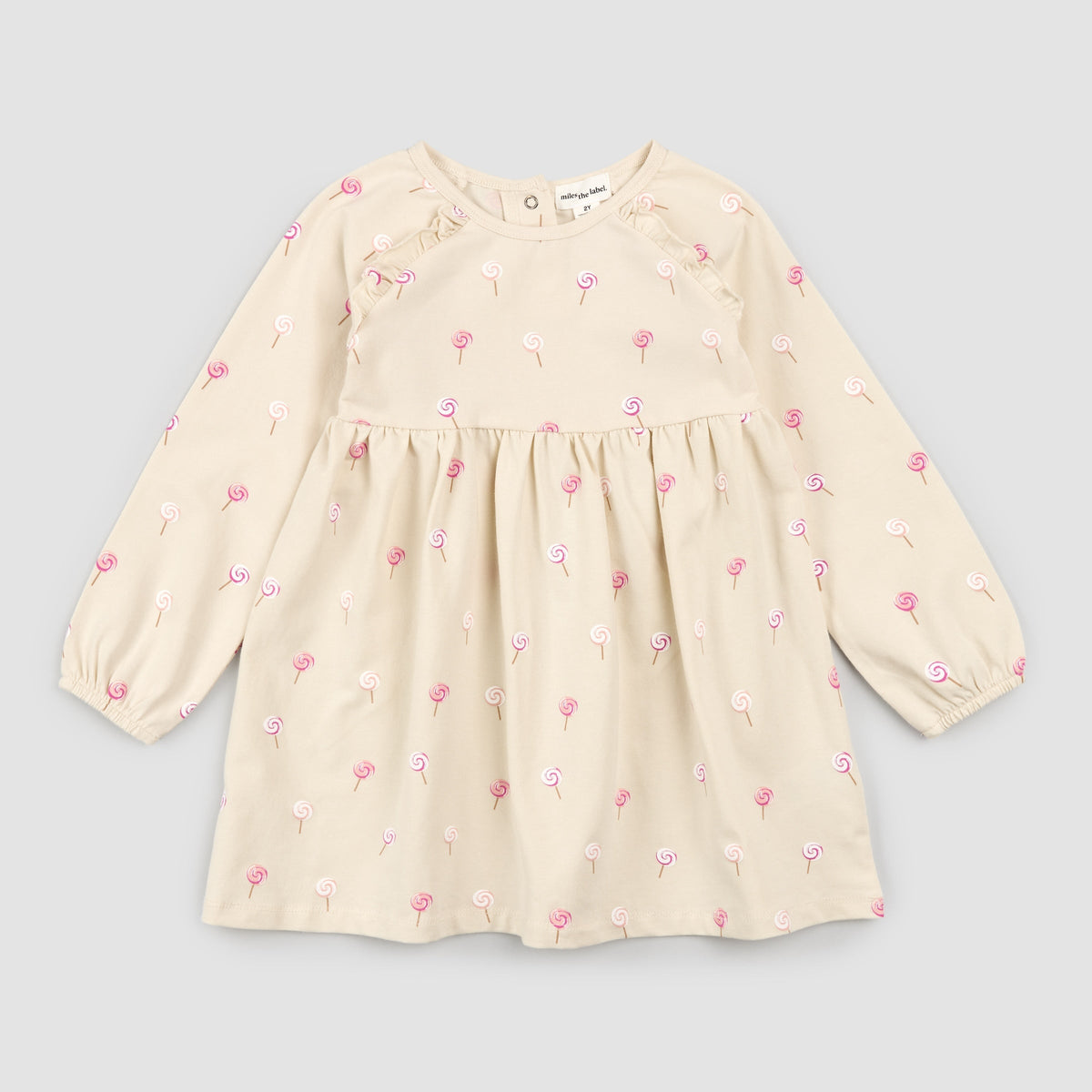 Lollipop Print on Birch Dress