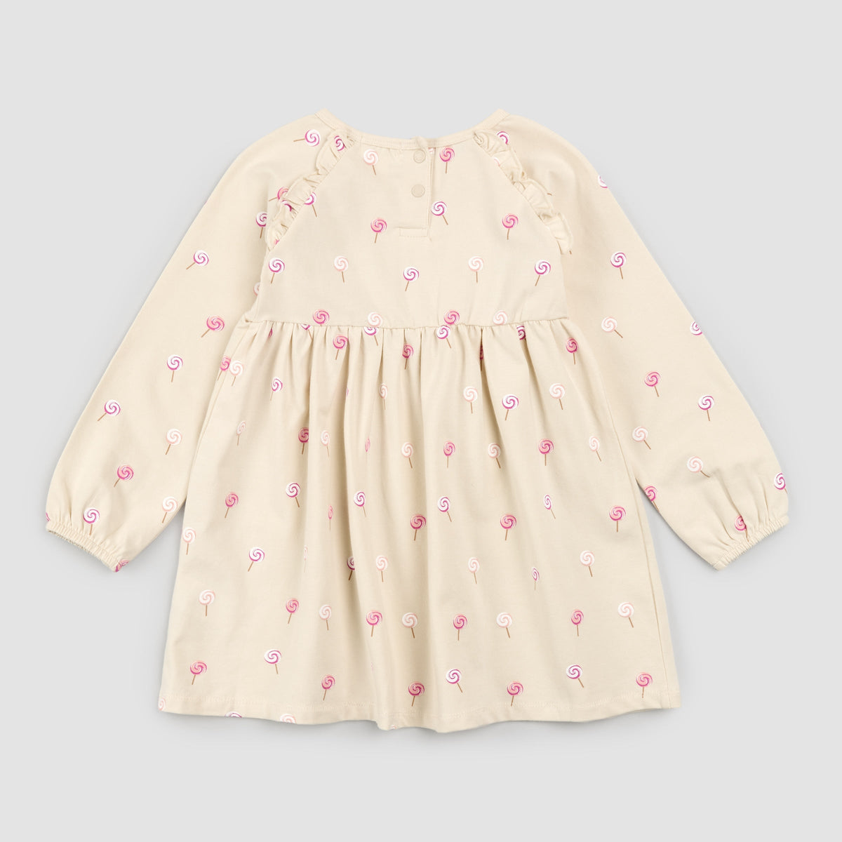 Lollipop Print on Birch Dress