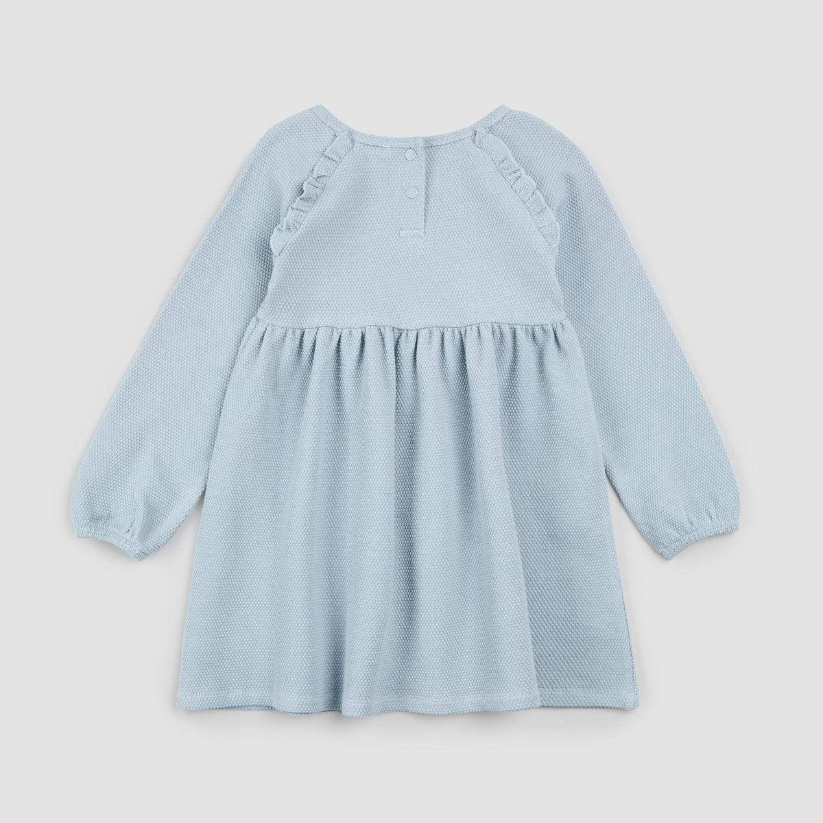 Celestial Blue Dotted Jersey Dress