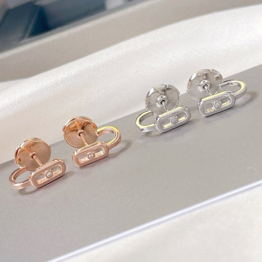 Messika Creoles Move Uno Mini 1 Cubic Zirconia Earrings